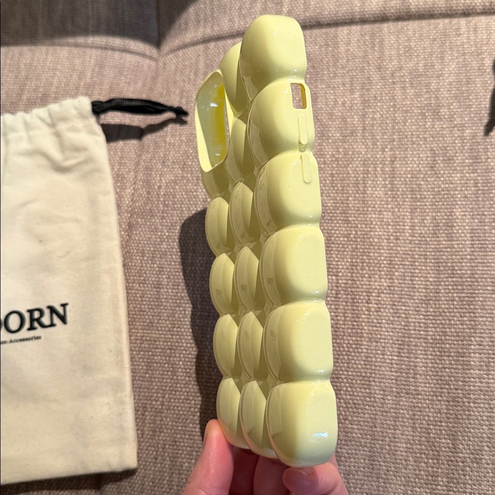 Butter yellow 13 Pro Max Phone Case - Picture 3 of 5